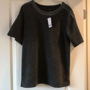 NWT Banana Republic embellished sweater Size L